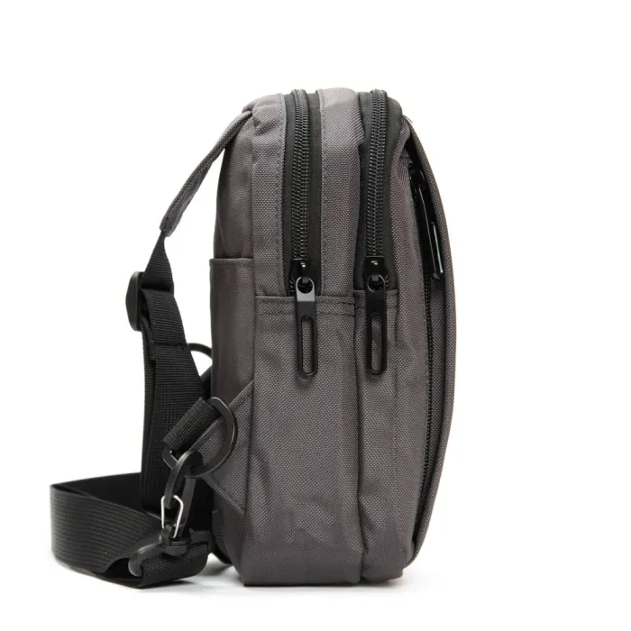 Сумка Мужская На Плечо нейлон Lanpad 6043 gray