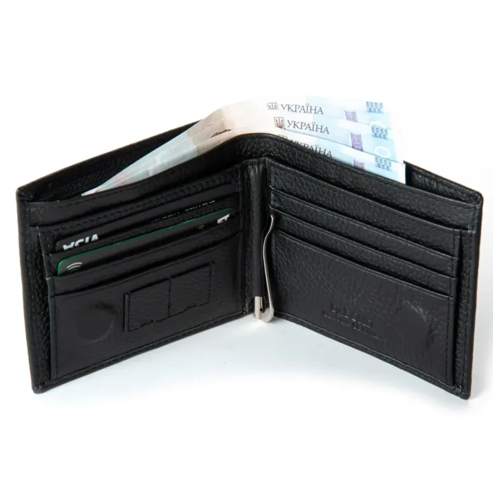 Кошелек Classic Мужской кожа DR. BOND MS-46B black