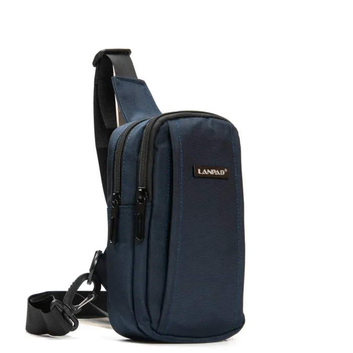 Сумка Мужская На Плечо нейлон Lanpad 6043 blue