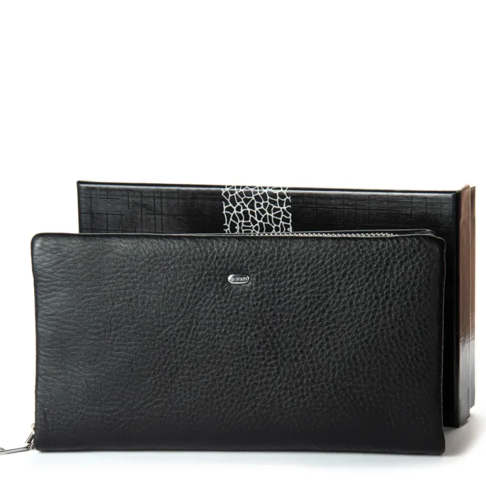 Кошелек Classic Мужской кожа DR. BOND MS-43B black