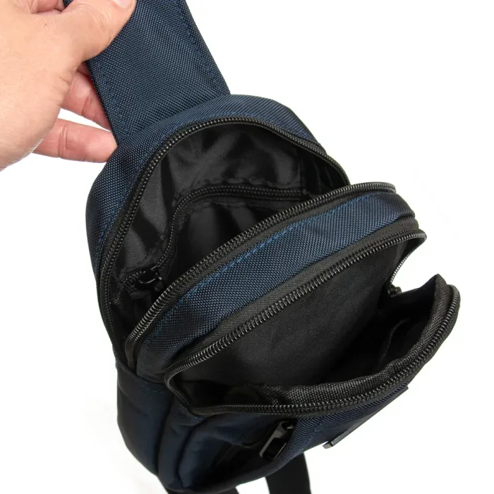 Сумка Мужская На Плечо нейлон Lanpad 6043 blue