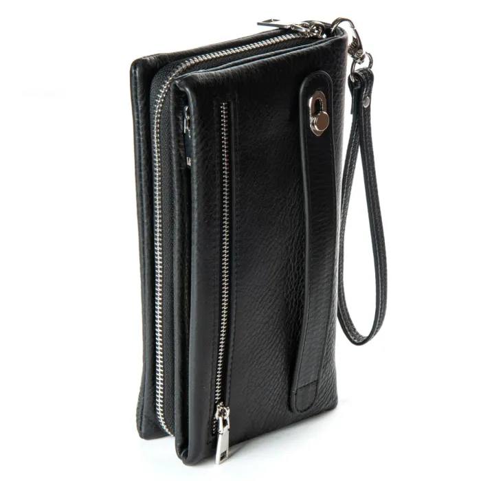 Кошелек Classic Мужской кожа DR. BOND MS-43B black