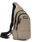 Сумка Мужская На Плечо нейлон Lanpad A4157 khaki бол