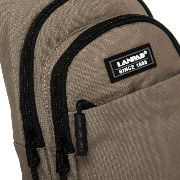 Сумка Мужская На Плечо нейлон Lanpad A4157 khaki бол
