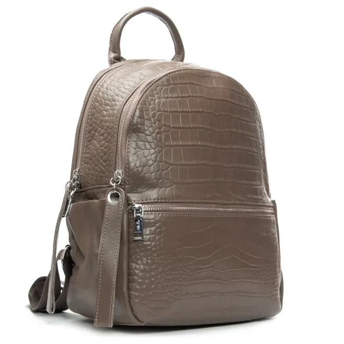 Сумка Женская Рюкзак кожа ALEX RAI 95518-9 khaki