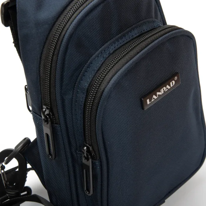 Сумка Мужская На Плечо нейлон Lanpad 63744 blue