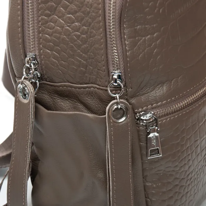 Сумка Женская Рюкзак кожа ALEX RAI 95518-9 khaki