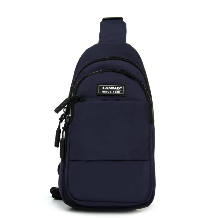 Сумка Мужская На Плечо нейлон Lanpad A4157 blue бол