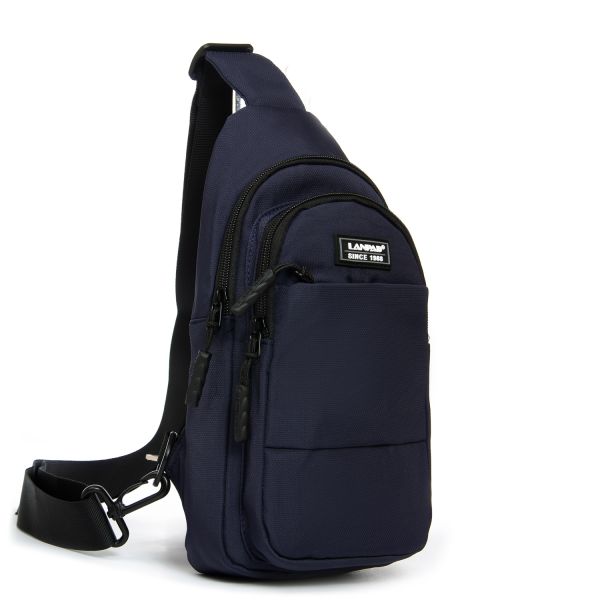 Сумка Мужская На Плечо нейлон Lanpad A4157 blue бол