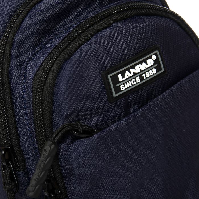 Сумка Мужская На Плечо нейлон Lanpad A4157 blue бол