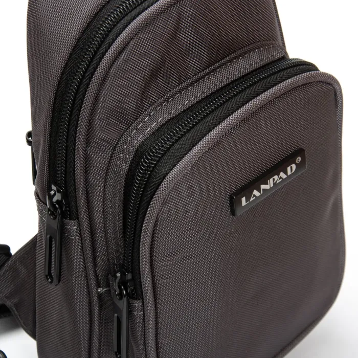 Сумка Мужская На Плечо нейлон Lanpad 63744 gray