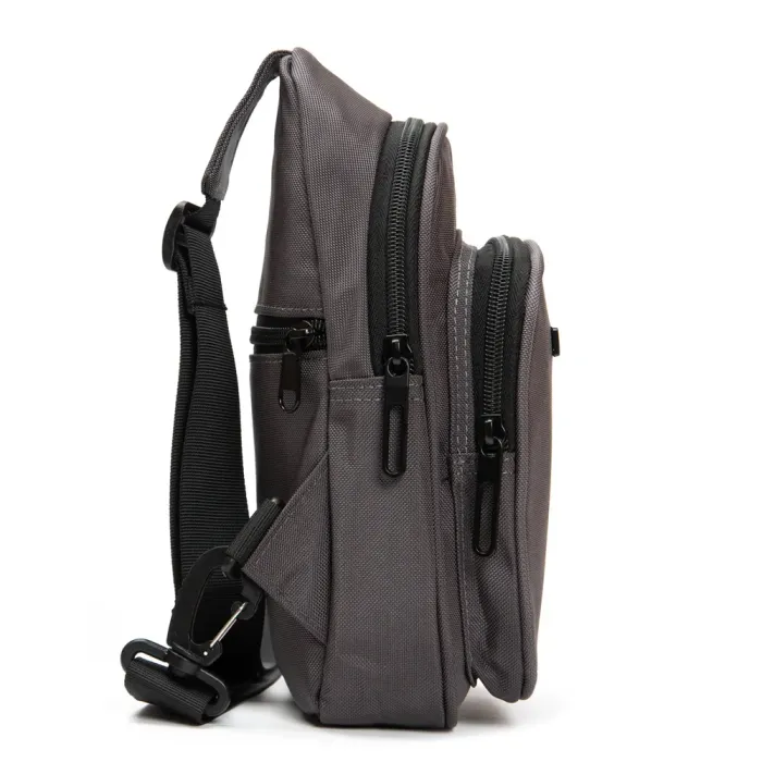 Сумка Мужская На Плечо нейлон Lanpad 63744 gray