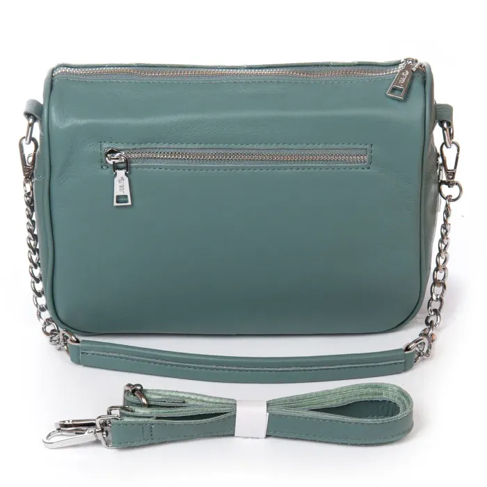 Сумка жіноча Класична шкіра ALEX RAI 2034-9 l-blue