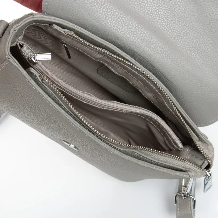 Сумка Женская Классическая кожа ALEX RAI 99121 l.gray