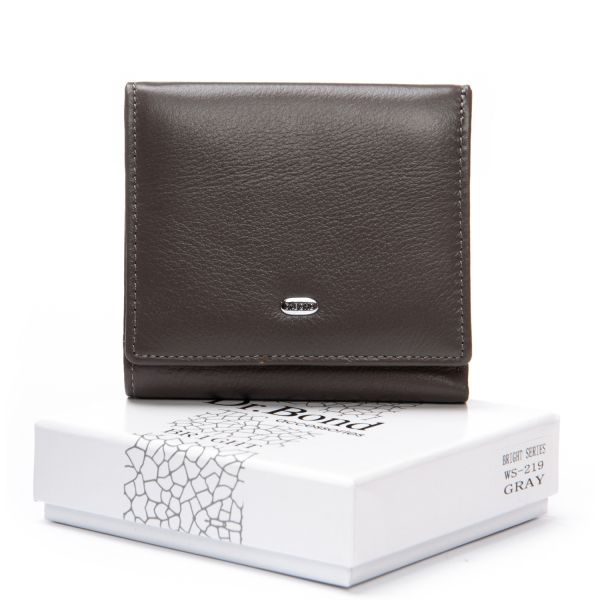 Кошелек Bright Женский кожа DR. BOND WS-219 gray