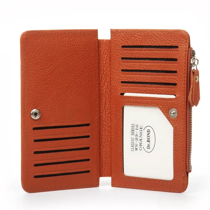 Гаманець Classic Жіноча шкіра DR. BOND WN-23-16 orange
