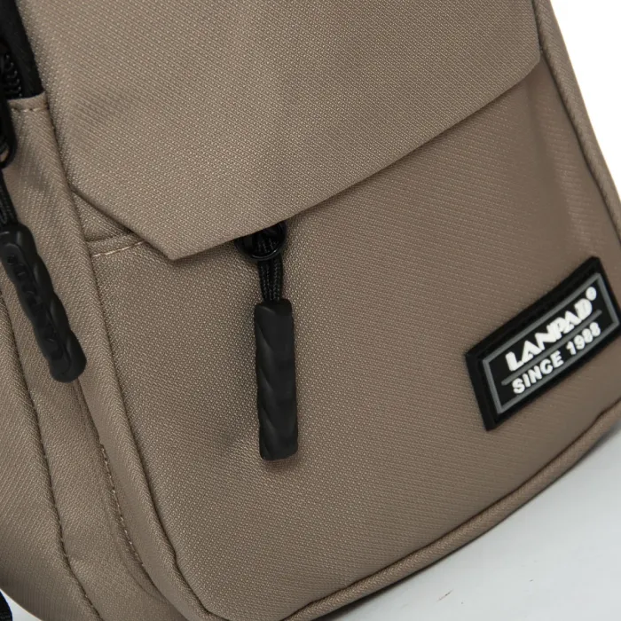 Сумка Мужская На Плечо нейлон Lanpad A4158 khaki бол