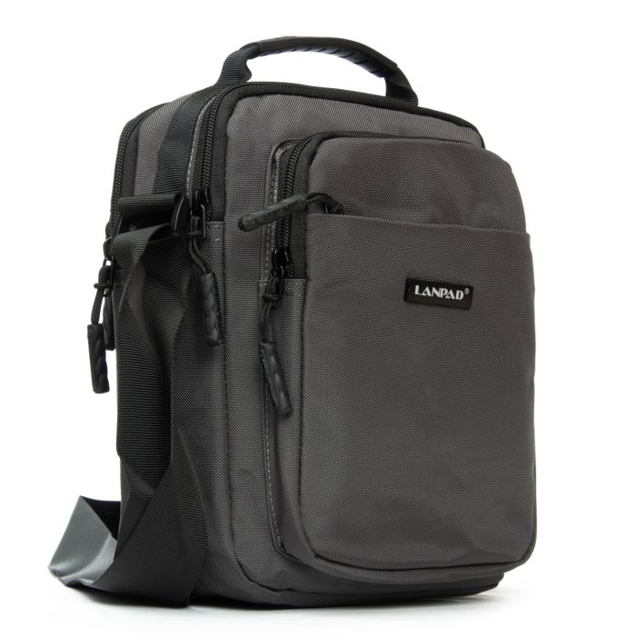 Сумка Мужская Планшет нейлон Lanpad 98101 gray