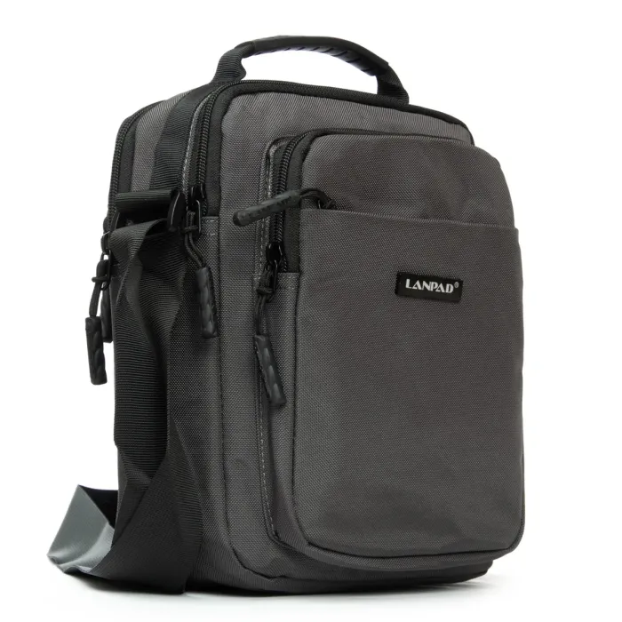 Сумка Мужская Планшет нейлон Lanpad 98101 gray