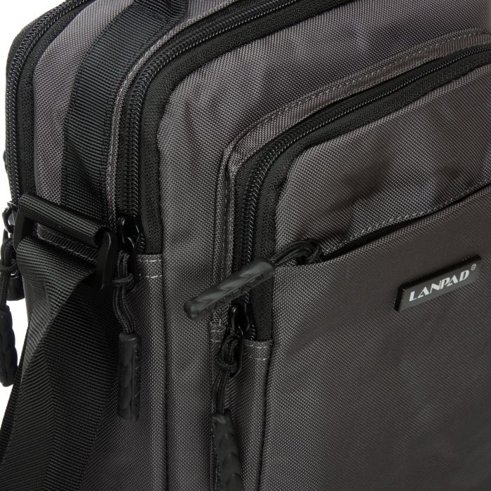 Сумка Мужская Планшет нейлон Lanpad 98101 gray