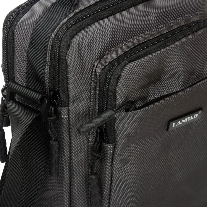 Сумка Мужская Планшет нейлон Lanpad 98101 gray