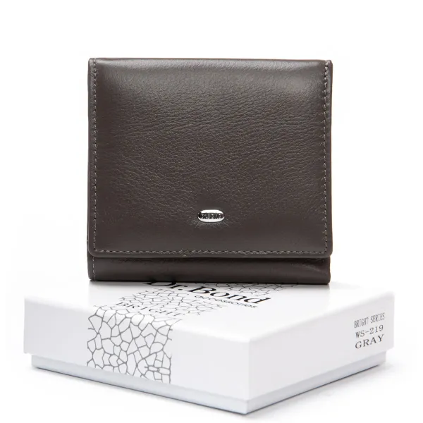 Кошелек Bright Женский кожа DR. BOND WS-219 gray