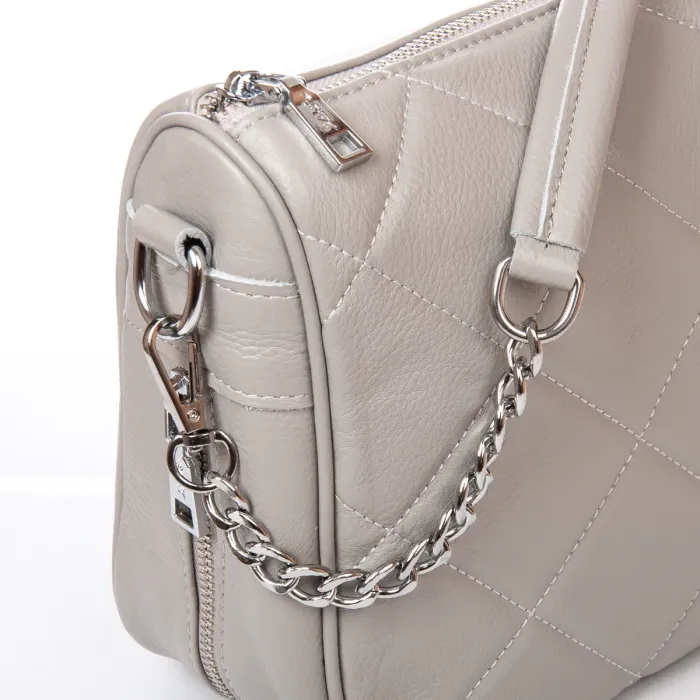 Сумка жіноча Класична шкіра ALEX RAI 2034-9 L-grey