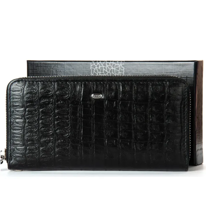 Кошелек Classic Мужской croco кожа DR. BOND MS-41CR1 black