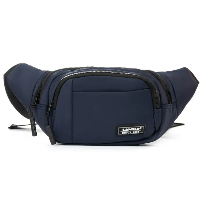 Сумка Мужская На пояс нейлон Lanpad 8803 blue