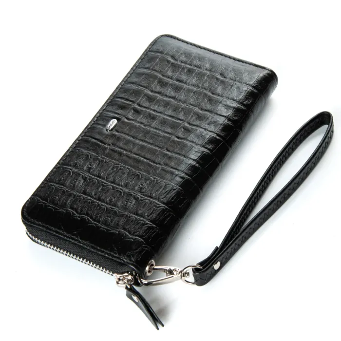 Кошелек Classic Мужской croco кожа DR. BOND MS-41CR1 black