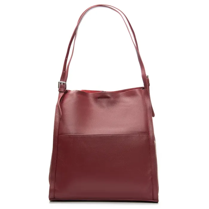 Сумка Женская Классическая кожа ALEX RAI 2060-9 bordo
