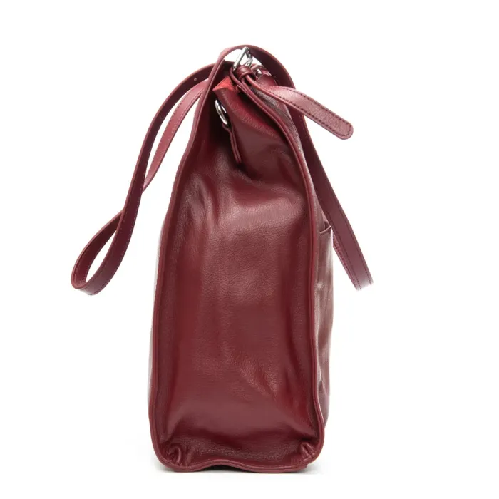 Сумка Женская Классическая кожа ALEX RAI 2060-9 bordo