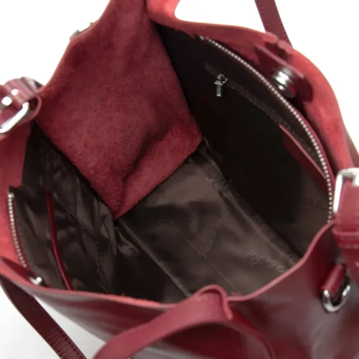 Сумка Женская Классическая кожа ALEX RAI 2060-9 bordo