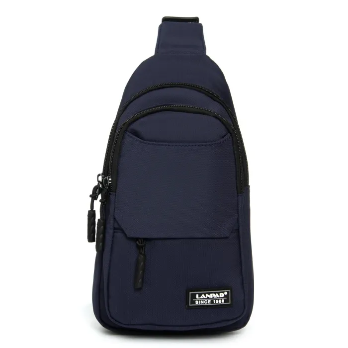 Сумка Мужская На Плечо нейлон Lanpad A4158 blue бол