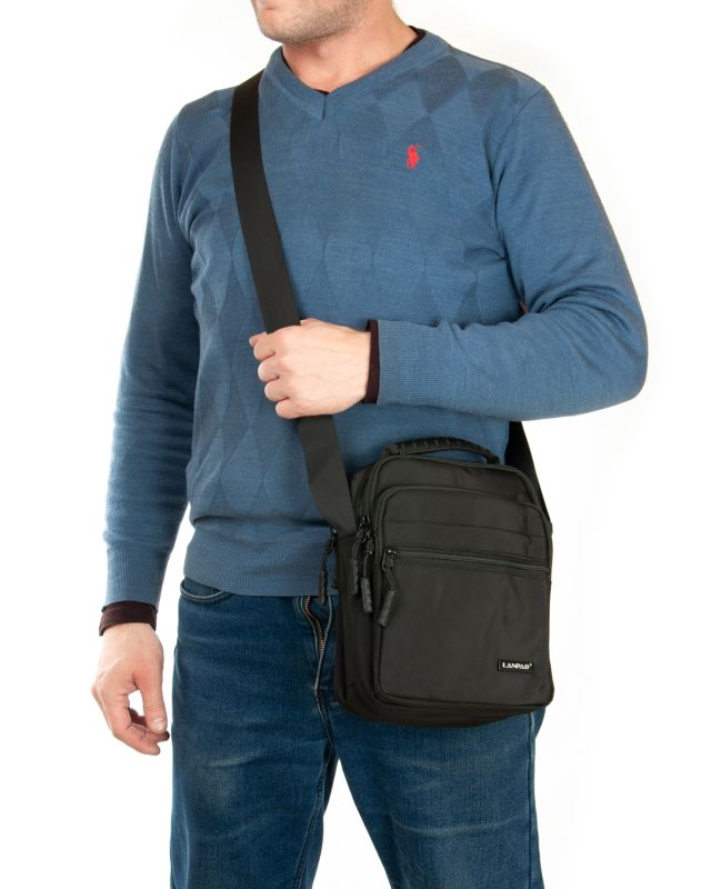 Сумка Мужская Планшет нейлон Lanpad A82091 black