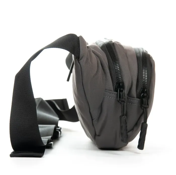 Сумка Мужская На пояс нейлон Lanpad 8803 grey