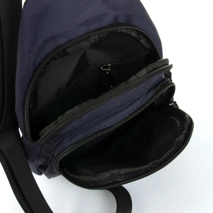 Сумка Мужская На Плечо нейлон Lanpad A4158 blue бол