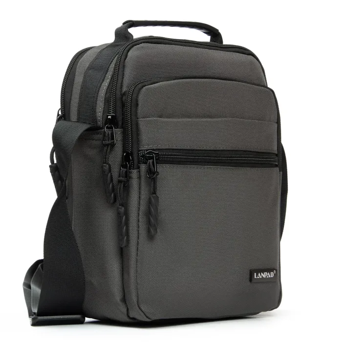 Сумка Мужская Планшет нейлон Lanpad A82091 gray