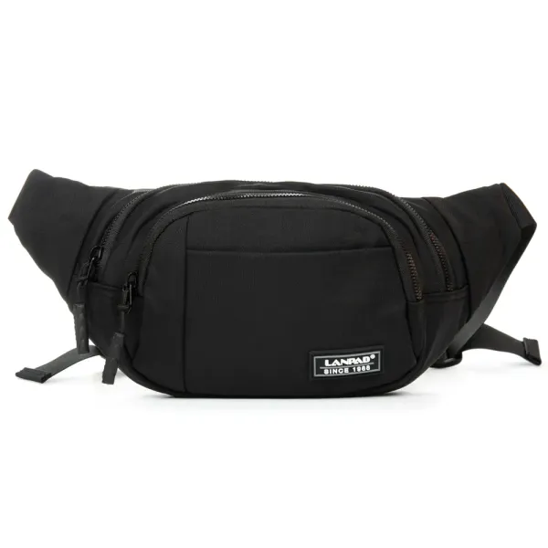 Сумка Мужская На пояс нейлон Lanpad 8803 black