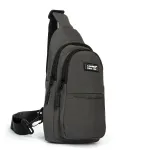 Сумка Мужская На Плечо нейлон Lanpad A4159 grey бол