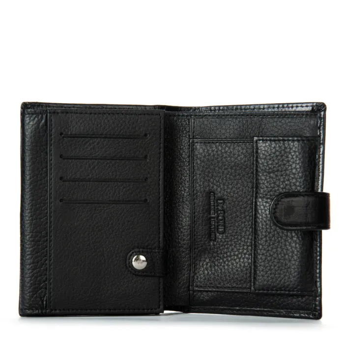 Кошелек Classic Мужской croco кожа DR. BOND M1CR1 black