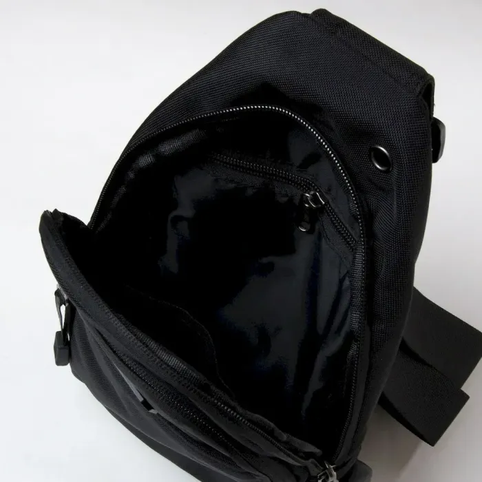 Сумка чоловіча на плече нейлон Lanpad 3756 black