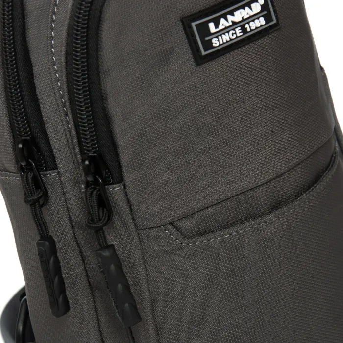 Сумка Мужская На Плечо нейлон Lanpad A4159 grey бол