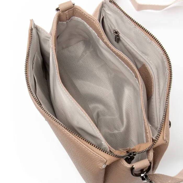 Сумка Женская Классическая кожа ALEX RAI 99105-2 l.camel