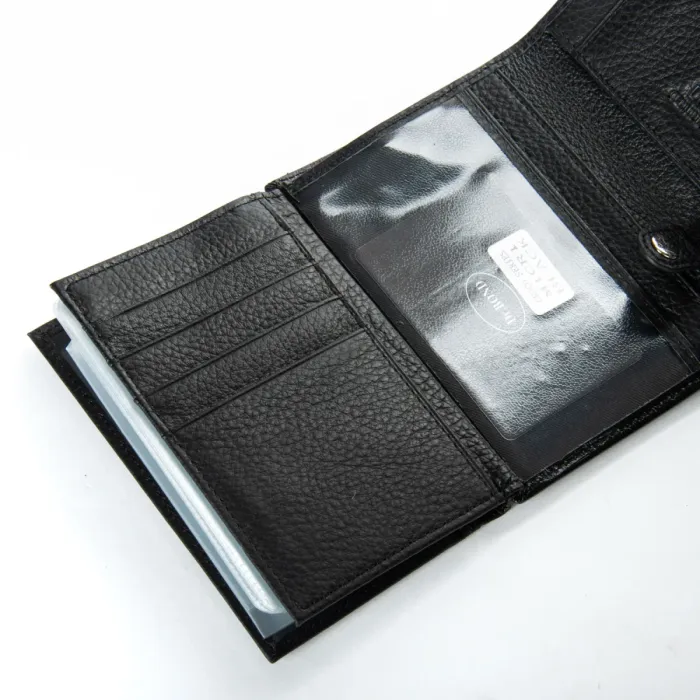 Кошелек Classic Мужской croco кожа DR. BOND M1CR1 black