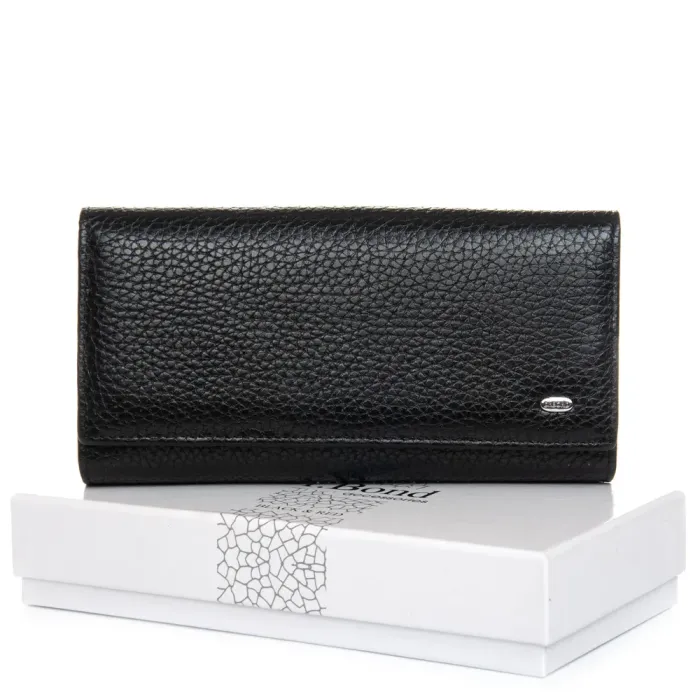 Кошелек BR Женский кожа DR. BOND W46-4 black-red