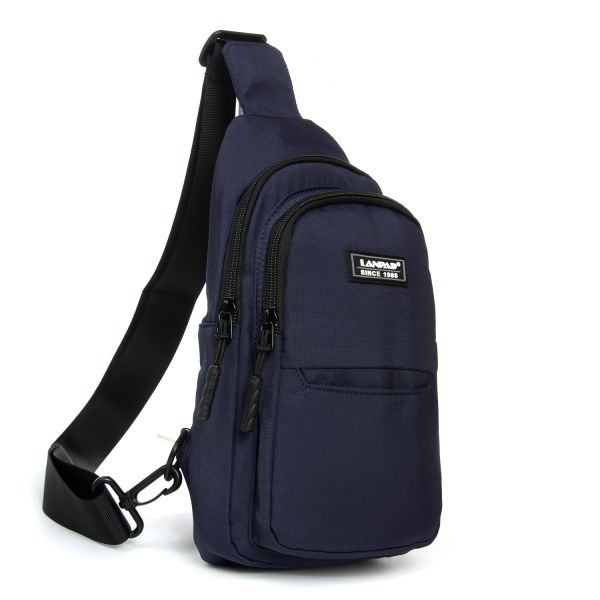 Сумка Мужская На Плечо нейлон Lanpad A4159 blue бол