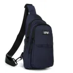 Сумка Мужская На Плечо нейлон Lanpad A4159 blue бол
