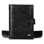 Кошелек Classic Мужской croco кожа DR. BOND M1CR2 black