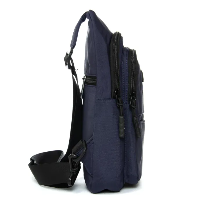 Сумка Мужская На Плечо нейлон Lanpad A4159 blue бол